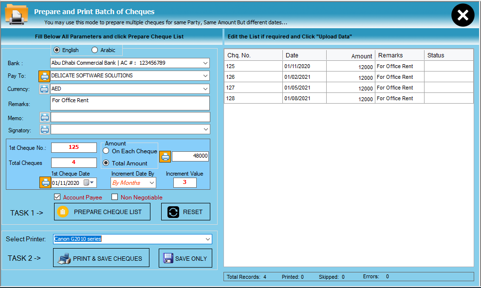 batch cheque printing software